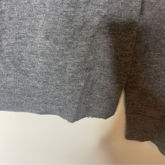 Zadig & Voltaire miss bus gray cashmere skull Strass sweater FLAWED size XS - Picture 7 of 11